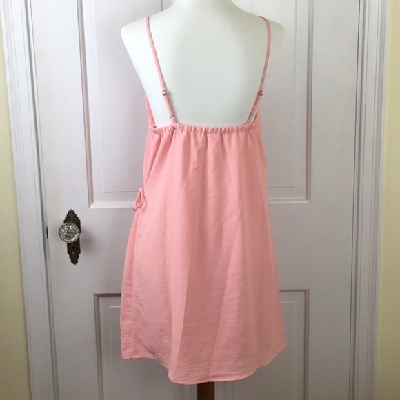 Nordstrom BP. Sleeveless Pink Wrap Mini Dress XS NWOT - Picture 4 of 6